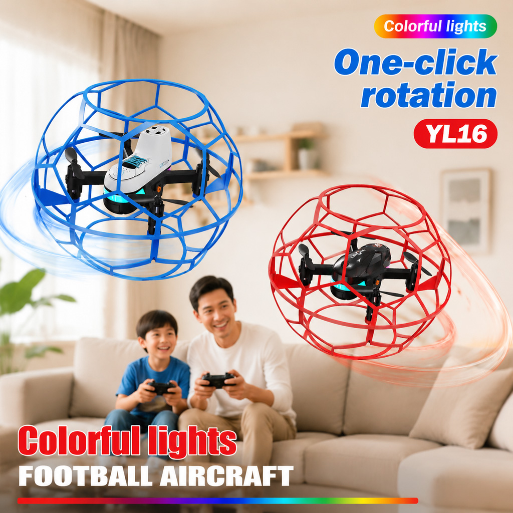 Drone Kit Tricopter - YL16 RCドローン 2.4G 4チャンネル 6軸 ヘッドレスモード