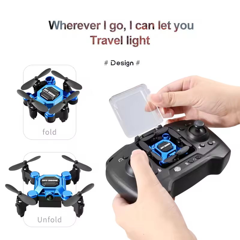 新しいK04ミニ折りたたみ式ドローン、HDカメラ搭載、360 - Drone Kit Tricopter のレビューと価格