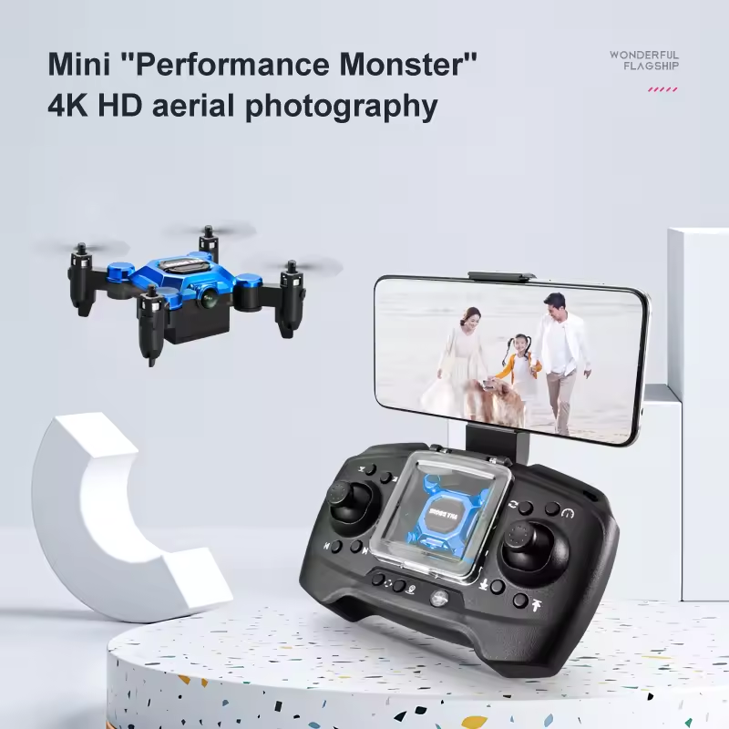 新しいK04ミニ折りたたみ式ドローン、HDカメラ搭載、360 - Drone Kit Tricopter のレビューと価格