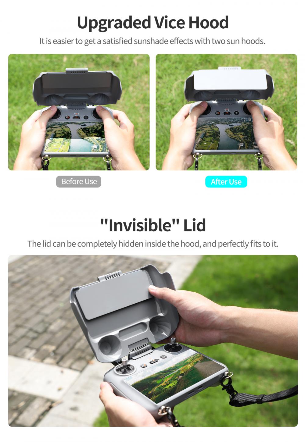 画面保護シェルサンシェード DJI RC/RC 2 リモコン - Dji Drone Mini 4 Pro のレビューと価格