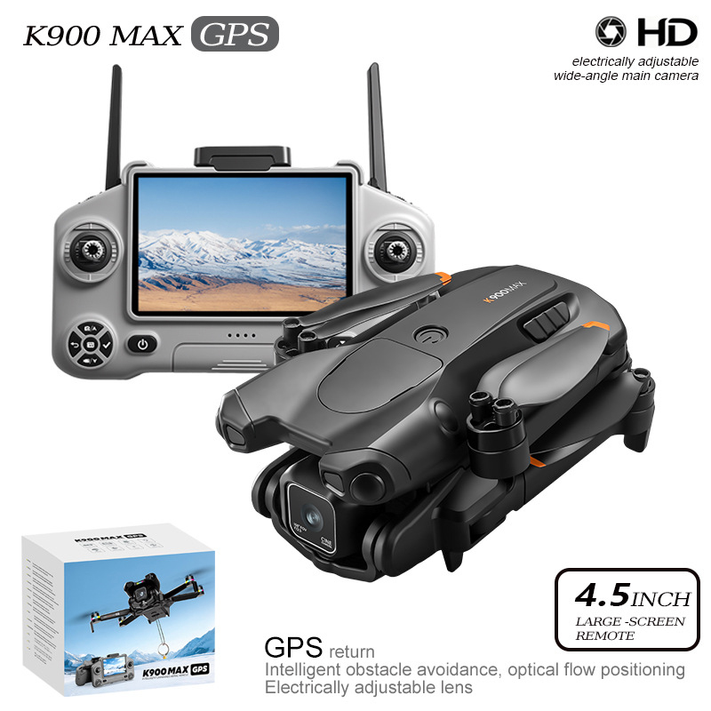 K900 Maxドローンキット 4.5インチスクリーンリモコ - Drone Kit With Camera のレビューと価格
